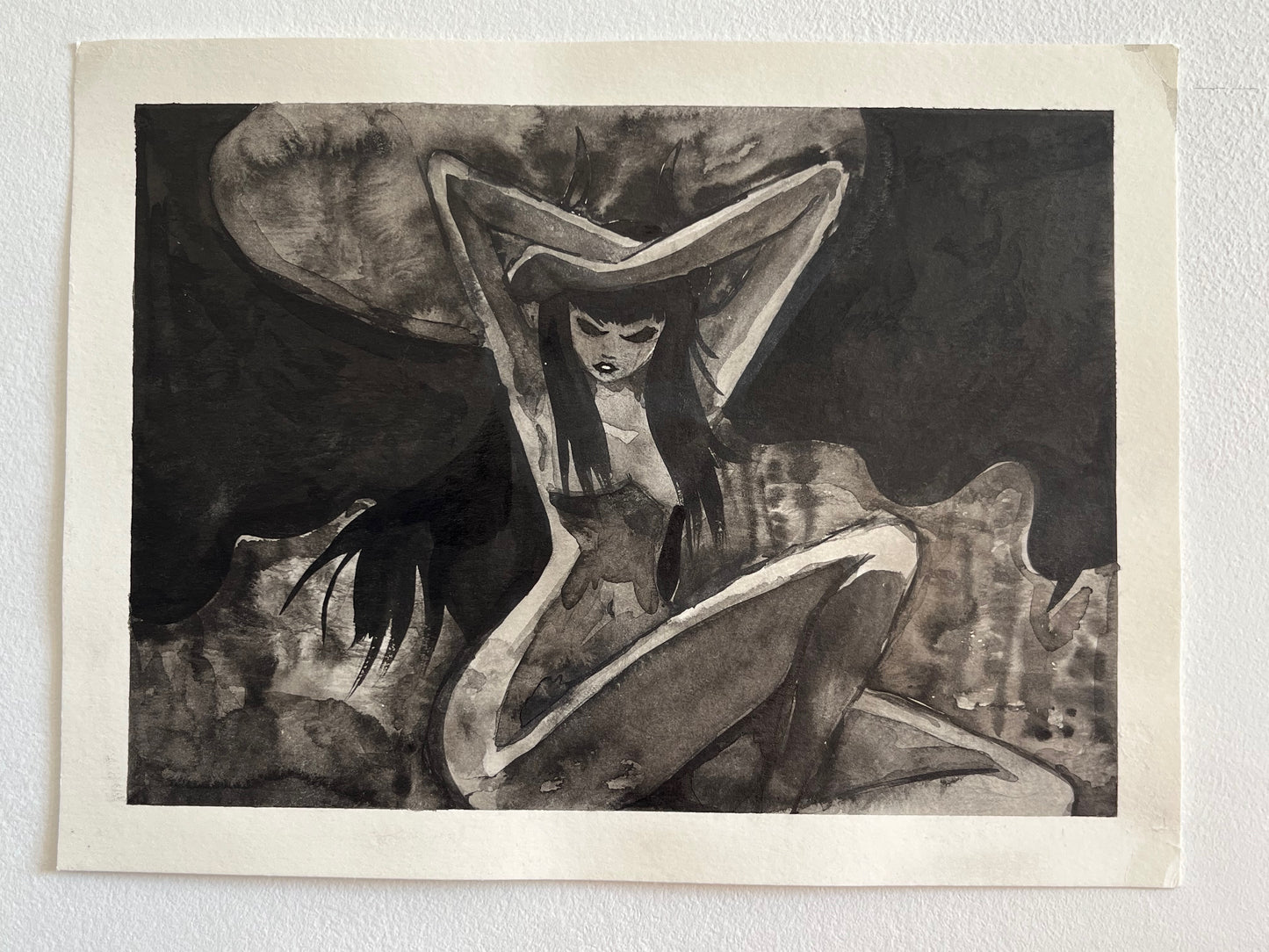 DEMONIO FLOR | A4-size One Piece ink painting